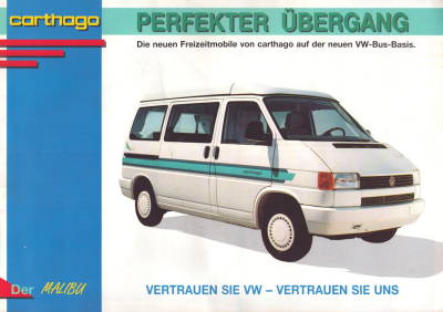 VW T 4 Carthago Malibu Prospekt 1991