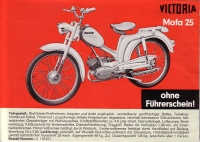 Victoria Mofa 25 Prospekt ca. 1966