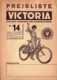 Victoria Preisliste Nr. 14 1936