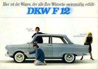 DKW F 12 brochure ca. 1965