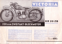 Victoria KR 20 ZB Prospekt 1935