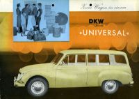 DKW 3=6 Universal brochure ca. 1957