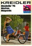 Kreidler program Mofa Mopeds 1976