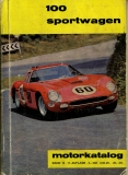 Motorkatalog 100 Sportwagen Band 13 11.1964