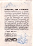 Victoria KR 8 Prospekt 1935