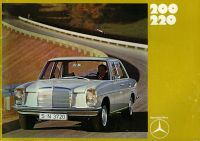 Mercedes-Benz 200 220 brochure 12.1970