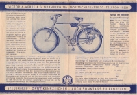 Victoria Fahrrad Einbau Motor Prospekt 6.1949