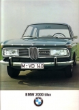 BMW 2000 tilux brochure 12.1967