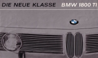 BMW 1800 TI brochure 1964