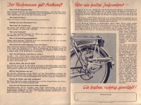 Victoria Fahrrad Einbau Motor brochure 1952/53