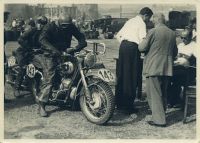 Foto IFA BK 350 Motorsport 1950er Jahre