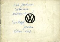 VW Broschüre ca. 1950