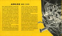 Adler Motorrad MB 200 Prospekt 1955