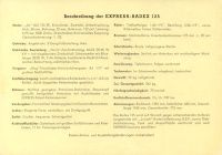Express Radex 125 Prospekt 1950er Jahre