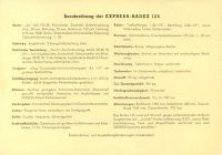 Express Radex 125 Prospekt 1950er Jahre