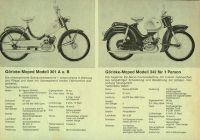 Preview: Göricke Moped / Mokick Programm ca. 1968 Preview: Göricke Moped / Mokick Programm ca. 1968