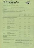 Göricke Preisliste 1970