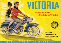 Victoria Mopeds + Kleinkrafträder Prospekt 2.1961