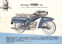 Victoria Mopeds + Kleinkrafträder Prospekt 2.1961