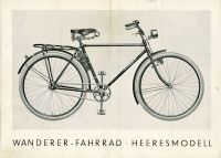 Wanderer Fahrrad Preisliste für Ersatz- und Zubehörteile 1.1936