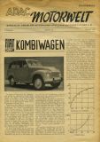 Fiat 500 C KombiTest from ADAC-Motorwelt 10.1952