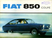 Fiat 850 Coupe brochure 1966