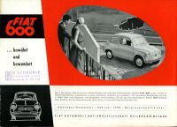 Fiat 600 brochure 1957