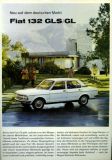 Fiat 132 GLS / GL brochure 1974