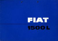 Fiat 1500 L brochure 1964