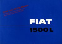 Fiat 1500 L brochure 1964