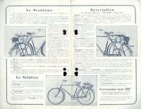 Cyclone moteur bicyclette brochure 1920s