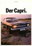 Ford Capri 1. Teil Prospekt 1970