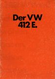 VW 412 E brochure 8.1972