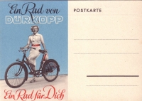 Dürkopp Fahrrad Ansichtskarte 1930er Jahre