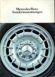 Mercedes-Benz Sonderausstattung Prospekt 5.1978