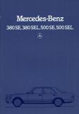 Mercedes-Benz 380 SE SEL 500 SE SEL brochure 12.1983