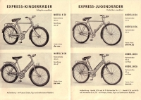 Express children bicycle brochure 1950s