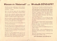 Preview: Zündapp Z 200 Prospekt 6.1928 Preview: Zündapp Z 200 Prospekt 6.1928