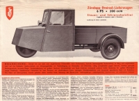 Preview: Zündapp Dreirad-Lieferwagen Prospekt 1933 Preview: Zündapp Dreirad-Lieferwagen Prospekt 1933