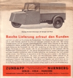 Preview: Zündapp Dreirad-Lieferwagen Prospekt 1933 Preview: Zündapp Dreirad-Lieferwagen Prospekt 1933