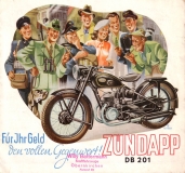 Zündapp DB 201 Prospekt ca. 1951