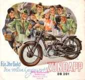 Zündapp DB 201 brochure ca. 1951