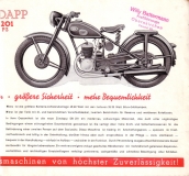 Zündapp DB 201 brochure ca. 1951