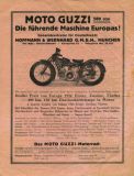 Moto Guzzi 500 ccm brochure ca. 1925