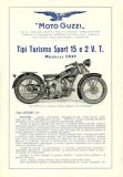 Moto Guzzi Tipi Turismi 15e 2 V.T. Prospekt 1931