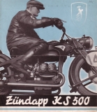 Zündapp KS 500 Prospekt ca. 1936