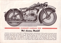 Preview: Zündapp Kardan 200 ccm Prospekt 1933 Preview: Zündapp Kardan 200 ccm Prospekt 1933