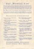 Preview: Zündapp Z 200 Prospekt 10.1928 Preview: Zündapp Z 200 Prospekt 10.1928