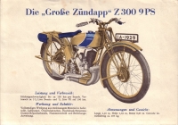 Preview: Zündapp Z 300 Prospekt 1929/30 Preview: Zündapp Z 300 Prospekt 1929/30