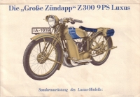 Zündapp Z 300 Prospekt 1929/30